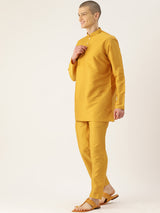 Lively Palette Silk Kurta Set -