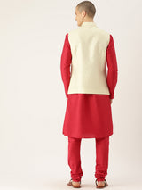 Radiant Fusion Silk Kurta Set -