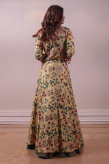 Multi Colour Designer Wear jacket set sasyafashion