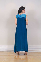 Designer Blue colour jumpsuit sasyafashion