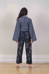 Designer Black and Gray colour Co-ord sasyafashion