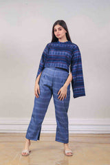 Designer Blue colour Co-ord sasyafashion