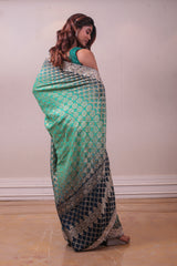 Designer Silk Handloom Embedded Sequin Saree sasyafashion