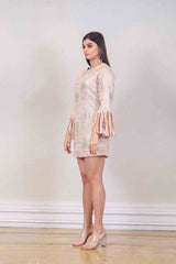 Designer Pink colour Dress sasyafashion