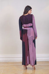 Designer Wine colour Jumpsuit sasyafashion