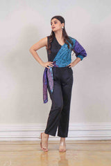 Designer Black colour Jumpsuit sasyafashion