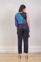 Designer Black colour Jumpsuit sasyafashion