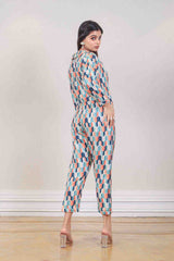 Designer Multicolour colour jumpsuit sasyafashion