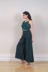 Designer Bottel Green colour Co-ord sasyafashion