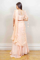 Designer Pink Colour Skirt Top sasyafashion