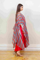 Designer Red colour Co-ord sasyafashion