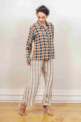 Designer Beige colour co-ord sasyafashion