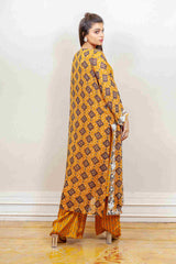 Designer Yellow colour Co-ord with Jacket sasyafashion