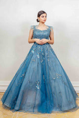 Party Wear Gown sasyafashion