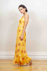 Designer Yellow colour co-ord sasyafashion