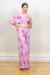 Designer Pink colour Co-ord sasyafashion