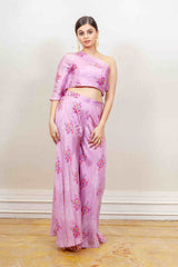Designer Pink colour Co-ord sasyafashion