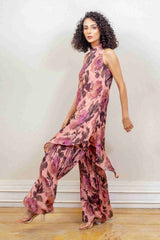 Designer Pink colour Co-ord sasyafashion
