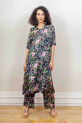 Designer Black colour Co-ord sasyafashion