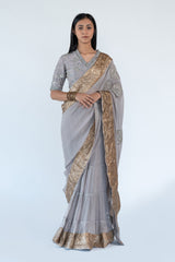 Lampi Sari in Grey Colour sasyafashion