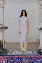 Mesh Pant in White colour sasyafashion