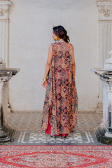 Pant cape in Rust colour sasyafashion