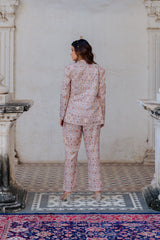 Pant Suit in white colour sasyafashion