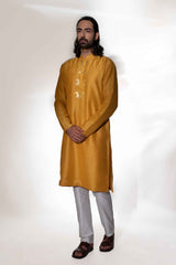 Mustard yellow kurta set sasyafashion