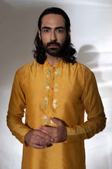 Mustard yellow kurta set sasyafashion
