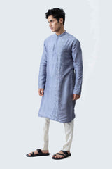 Cool Grey Mirror Kurta set. sasyafashion