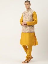 Sophisticated Multicolour Nehru Jacket Set