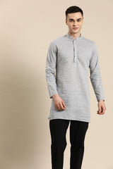 Silver Mist Kurta Set