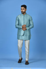 Kurta Jacket Set in Multicolour
