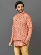 Kurta Jacket Set in Multicolour