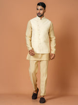 Kurta Jacket Set in Multicolour