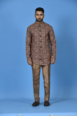Kurta Jacket Set in Multicolour