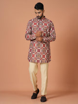 Short Kurta With Pant in Multicolor