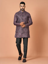 Kurta Jacket Set in Multicolour