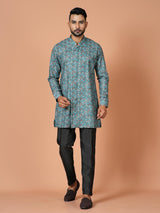 Short Kurta With Pant in Multicolor