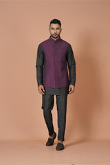 Kurta Jacket Set in Multicolour