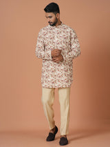 Short Kurta With Pant in Multicolor