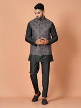 Kurta Jacket Set in Multicolour