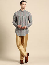 Vibrant Green Cotton-Blend Kurta Set