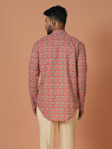 Short Kurta With Pant in Multicolor