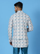 Kurta Jacket Set in Multicolour