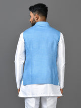 Designer Kurta Jacket Set In Multicolour