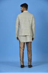 Kurta Jacket Set in Multicolour