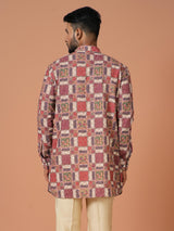 Short Kurta With Pant in Multicolor