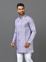Designer No Color Satin Short Kurta With Pant
