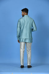 Kurta Jacket Set in Multicolour